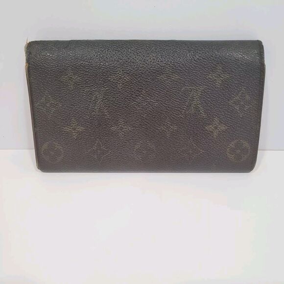 Authentic LOUIS VUITTON LV Vintage Monogram Sarah Wallet Envelope Leather 1996 - Picture 2 of 15